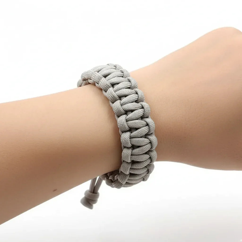 Bracelet paracorde gris - Surplus militaire