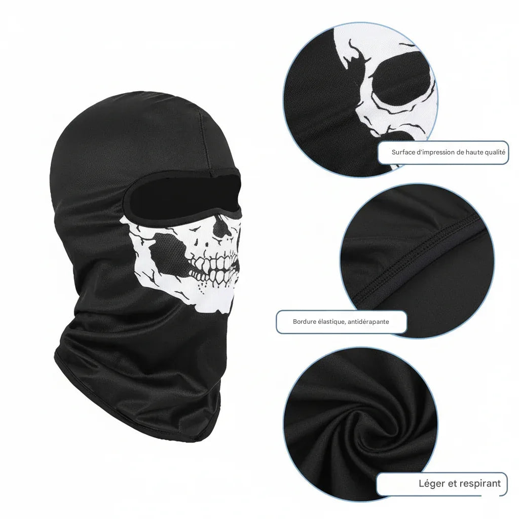 Cagoule moto tete de mort - Surplus militaire
