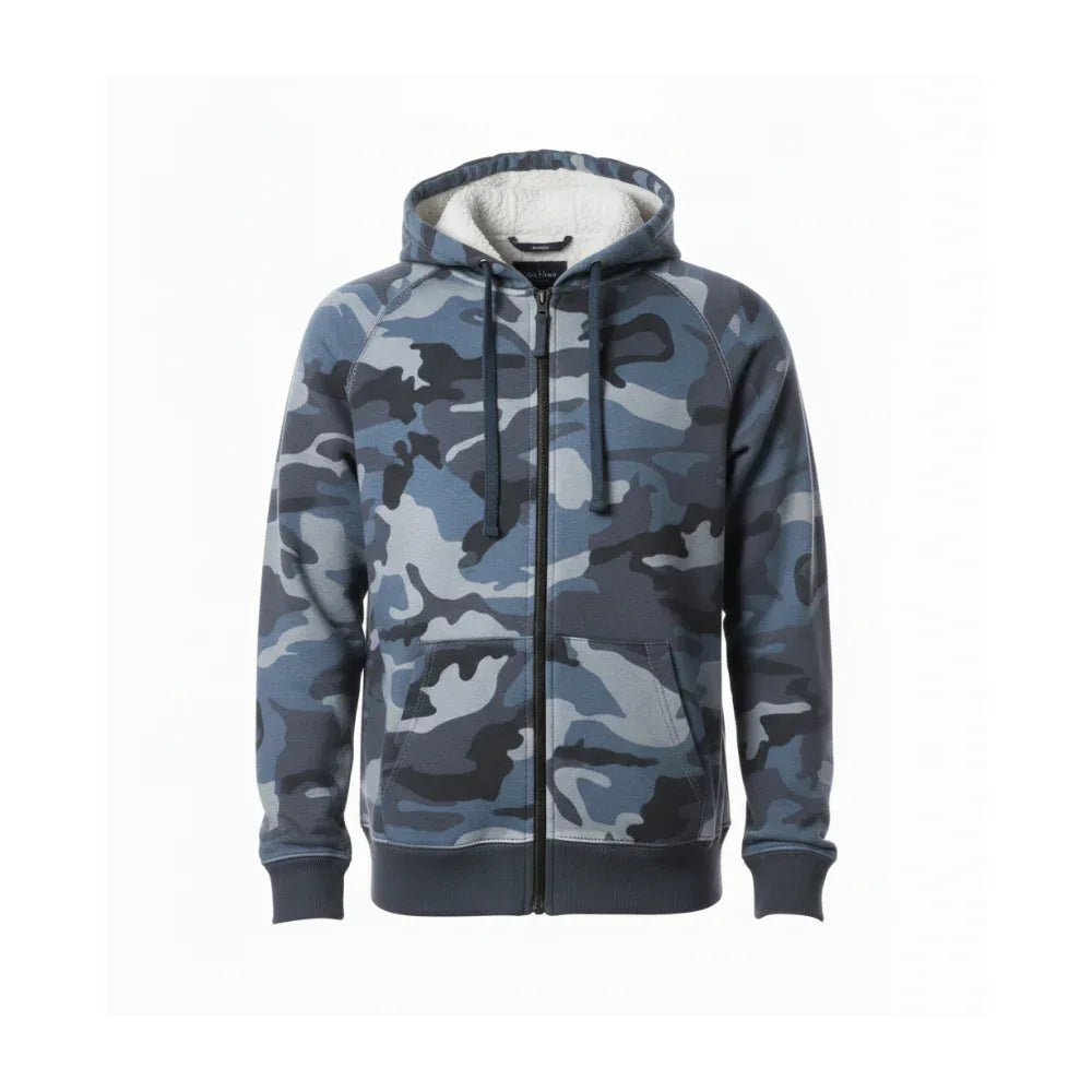 Camo hoodie blue - Surplus militaire