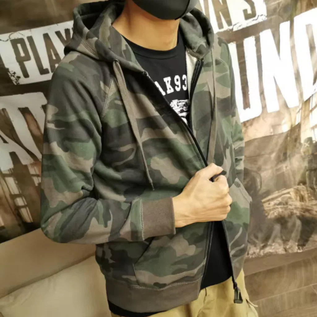 Camo zip hoodie - Surplus militaire