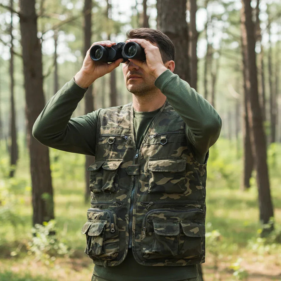 Gilet biker camouflage - Surplus militaire