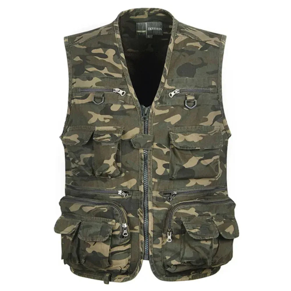Gilet biker camouflage - Surplus militaire