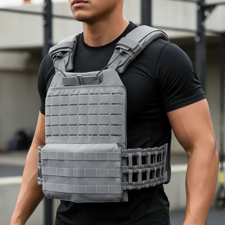 Gilet tactique gris - Surplus militaire