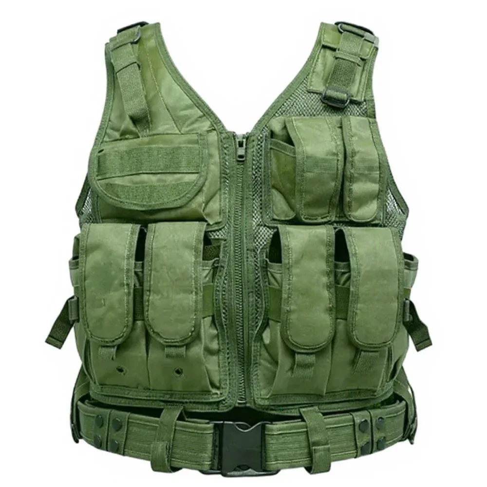 Gilet tactique olive - Surplus militaire