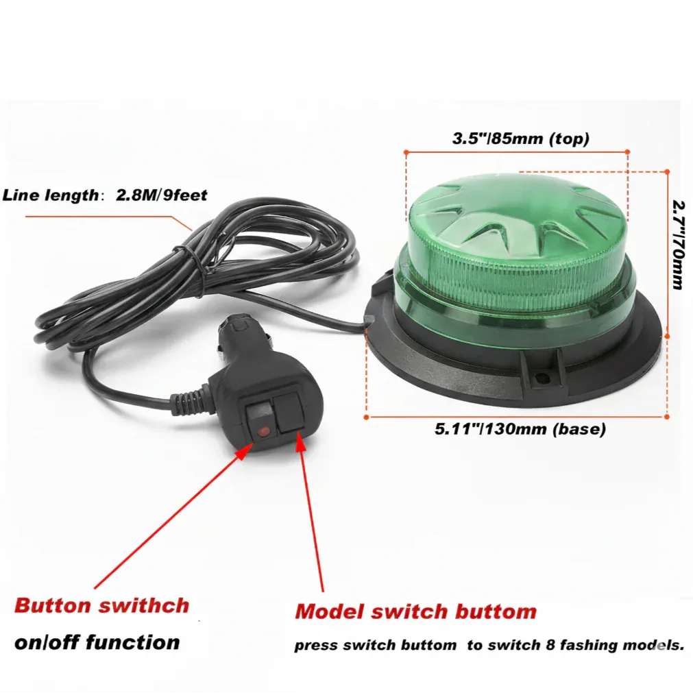 Gyrophare led vert - Surplus militaire