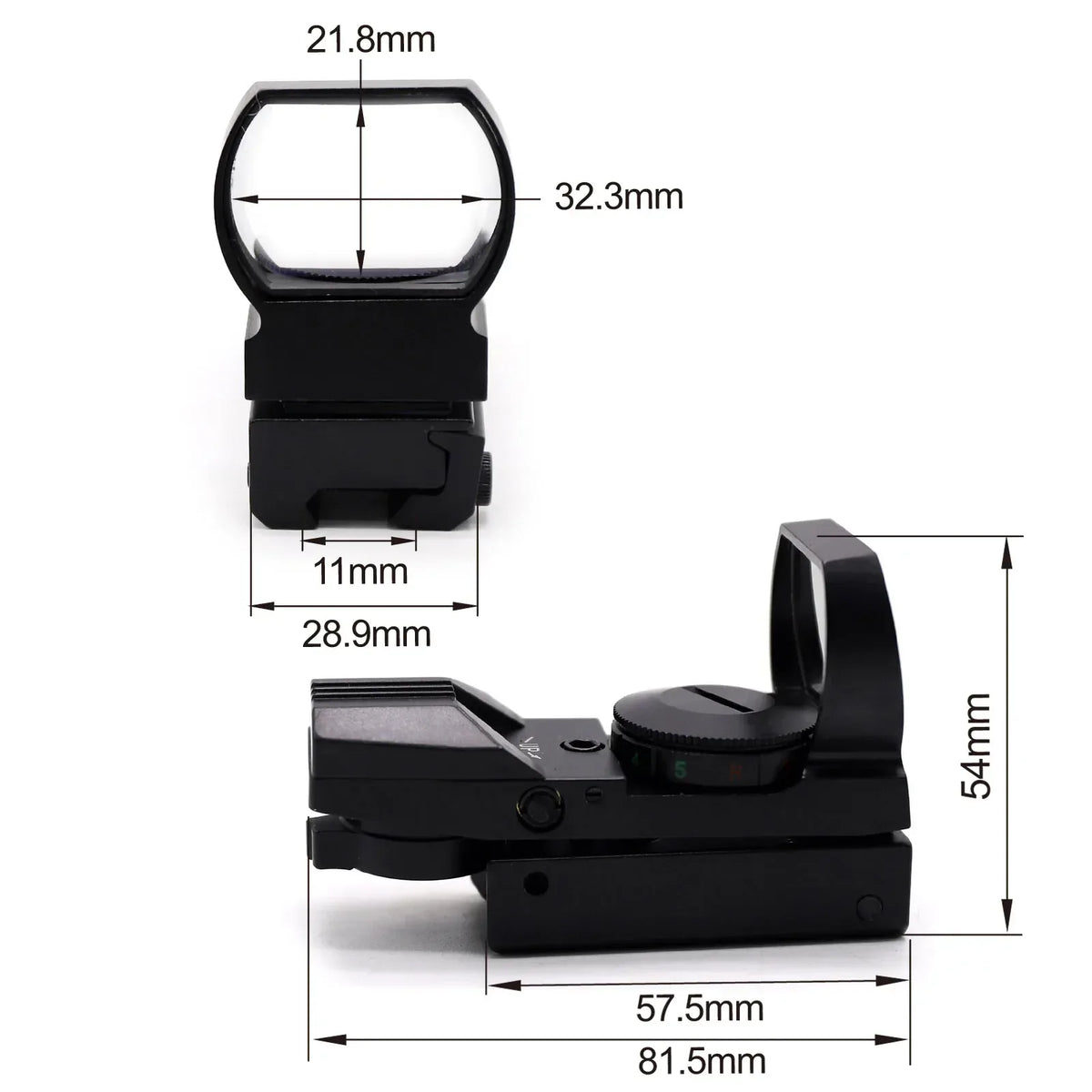Viseur point rouge rail 11 mm - Surplus militaire
