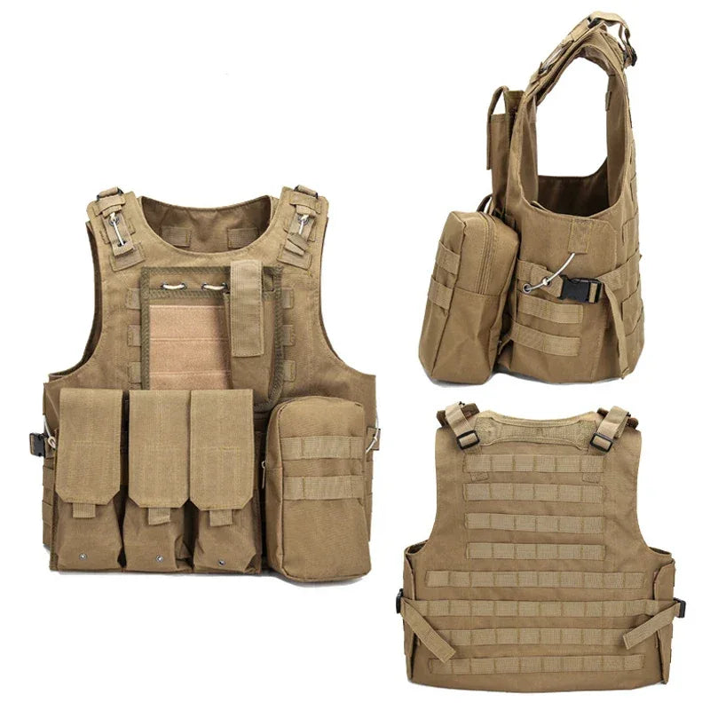 Gilet tactique beige - Surplus militaire