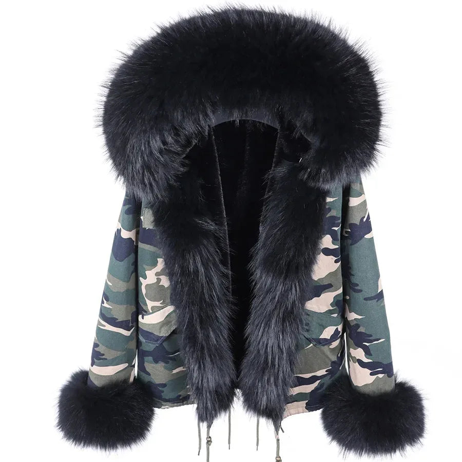 Parka militaire avec fourrure - Surplus militaire