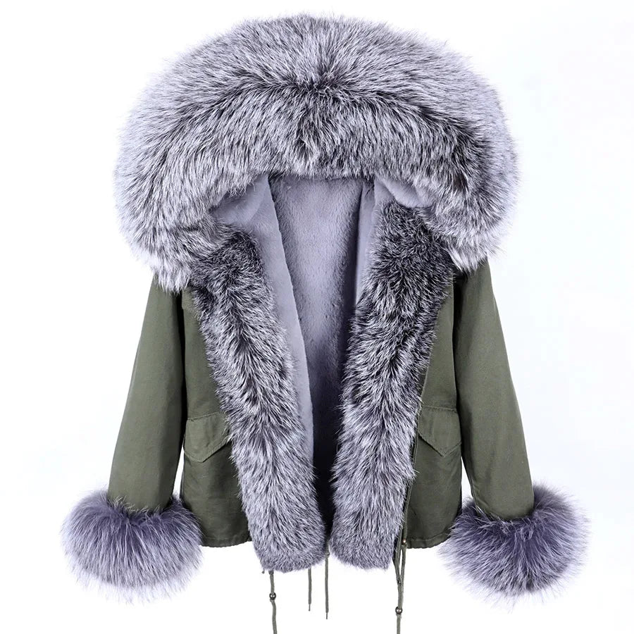 Parka militaire avec fourrure - Surplus militaire