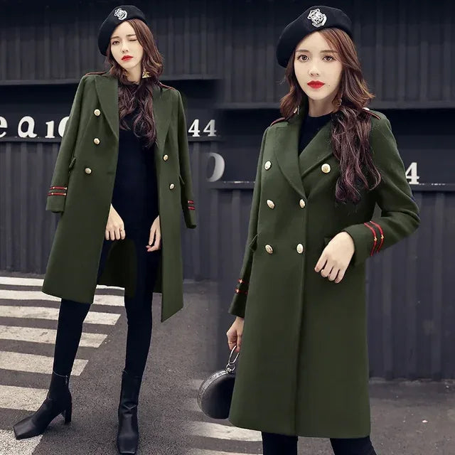 Manteau femme vert militaire - Surplus militaire