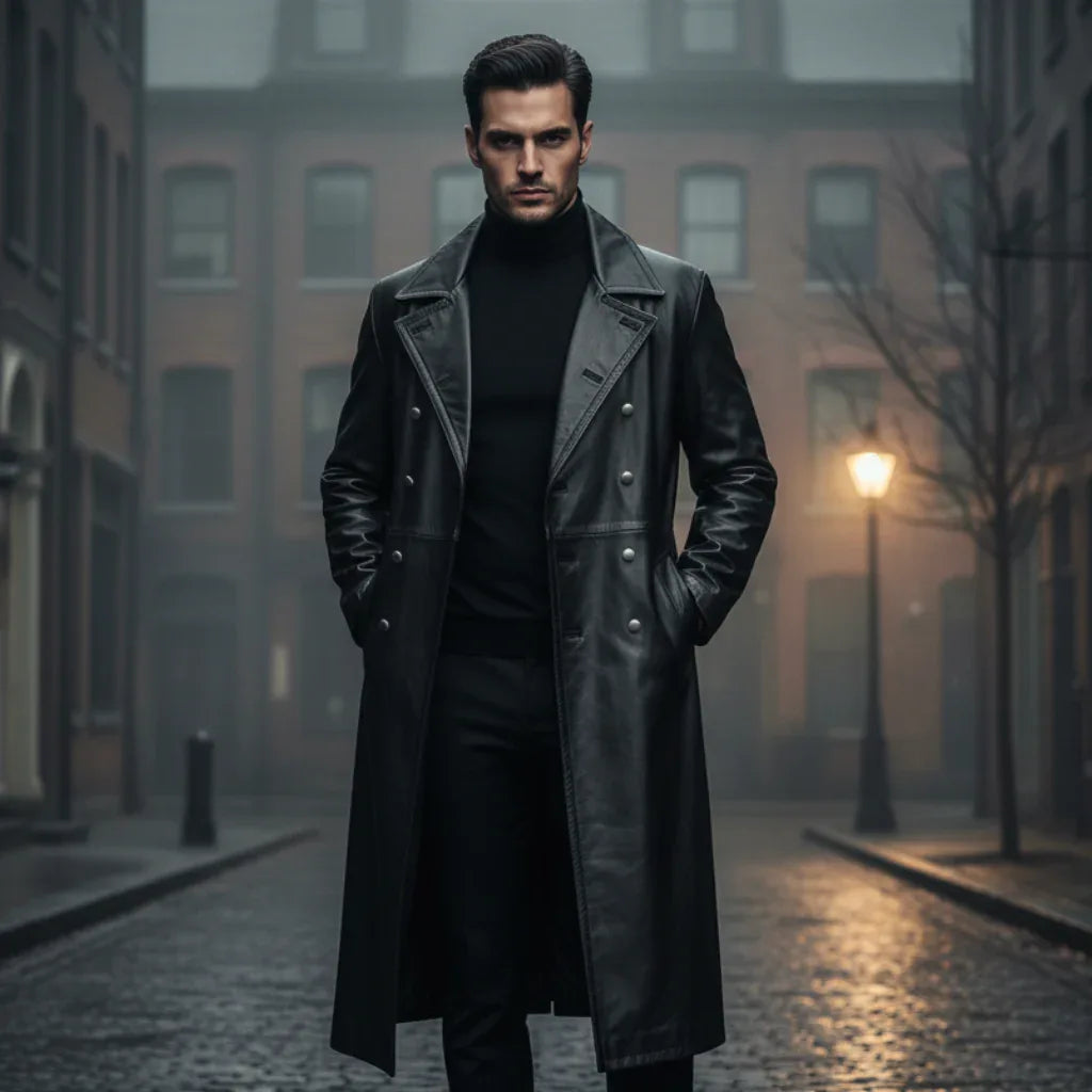 Manteau cuir militaire - Surplus militaire