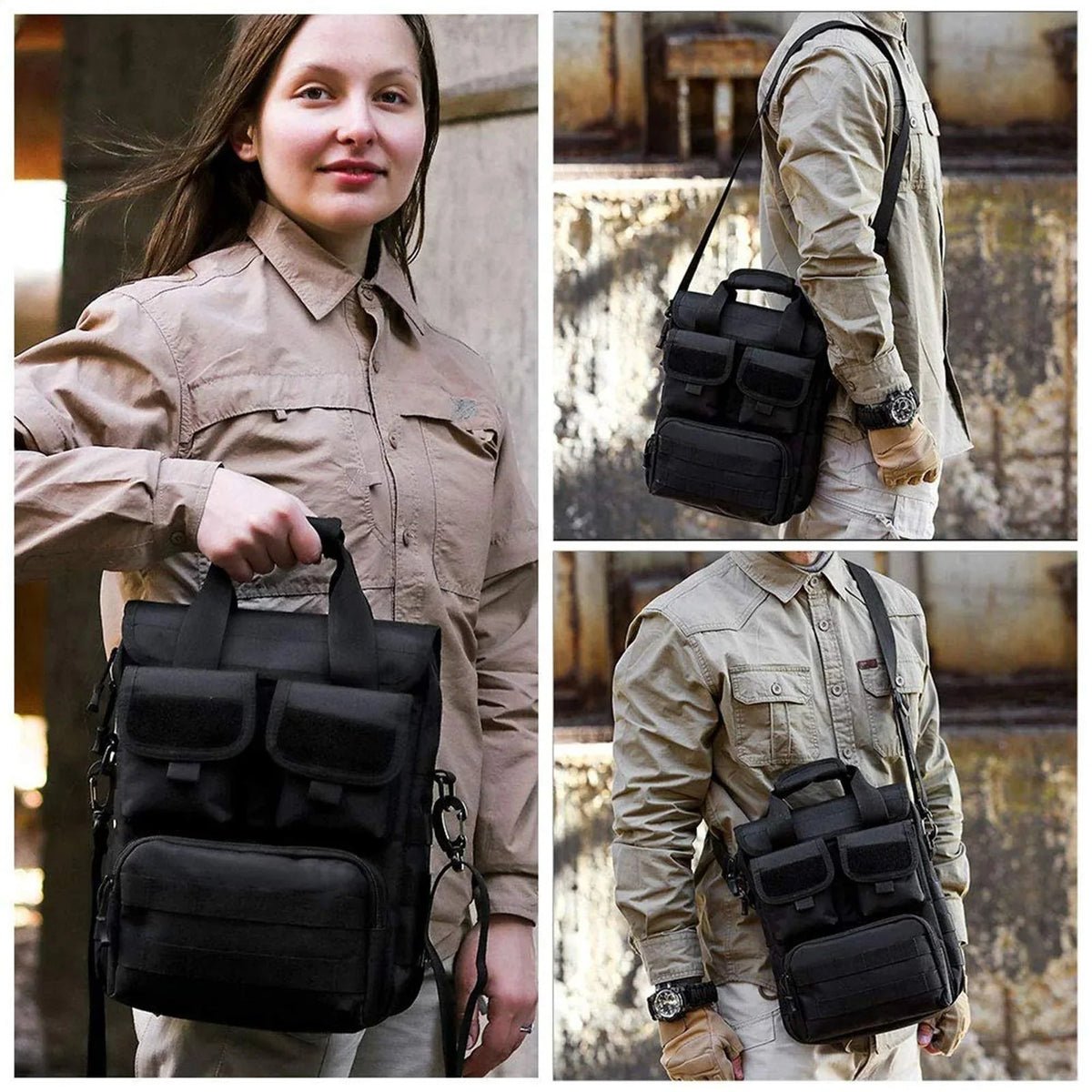 Musette militaire noir - Surplus militaire