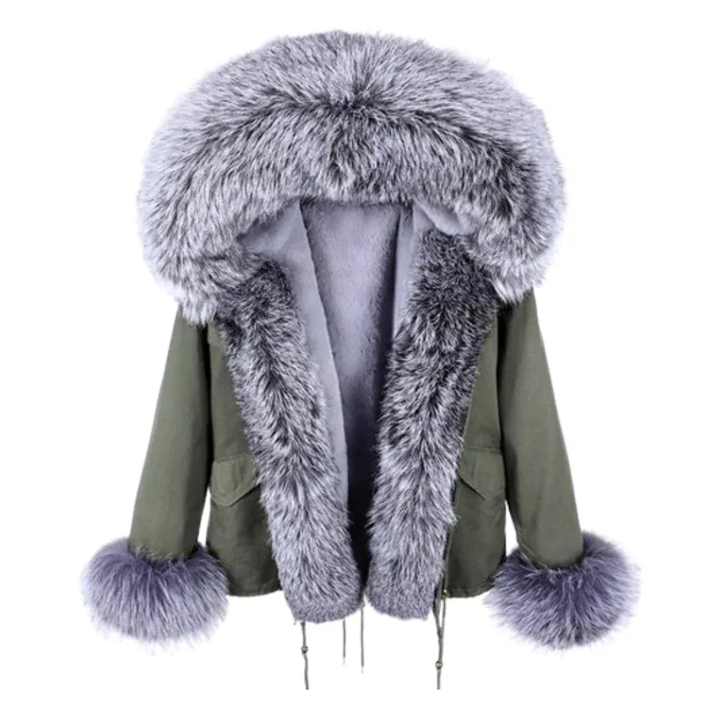 Parka militaire avec fourrure - Surplus militaire
