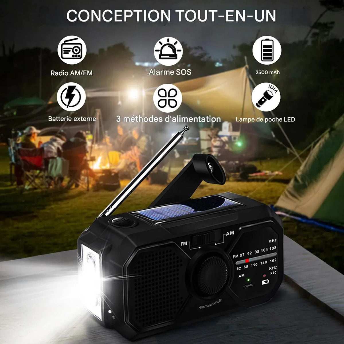 Radio lampe dynamo - Surplus militaire