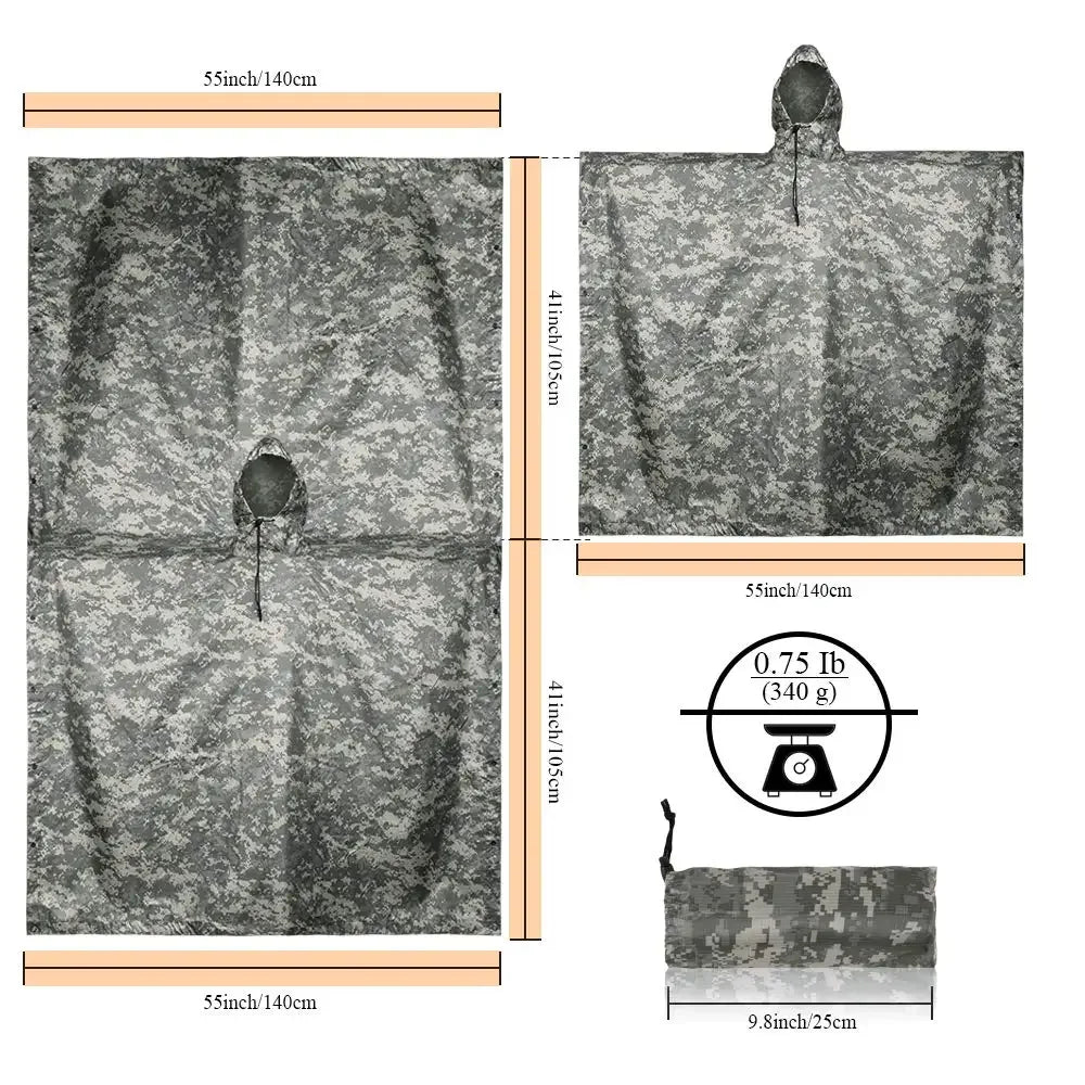 Poncho militaire russe - Surplus militaire