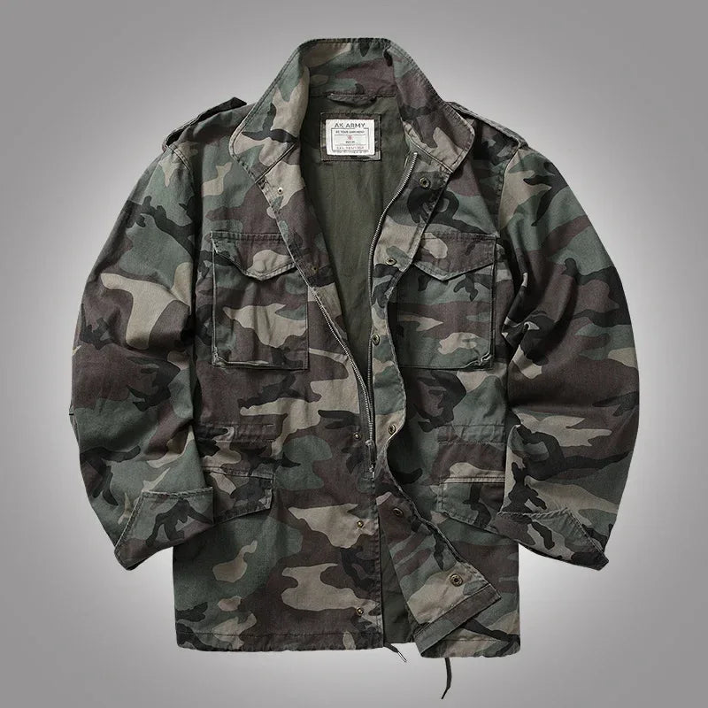 Veste militaire avec ecusson homme - Surplus militaire