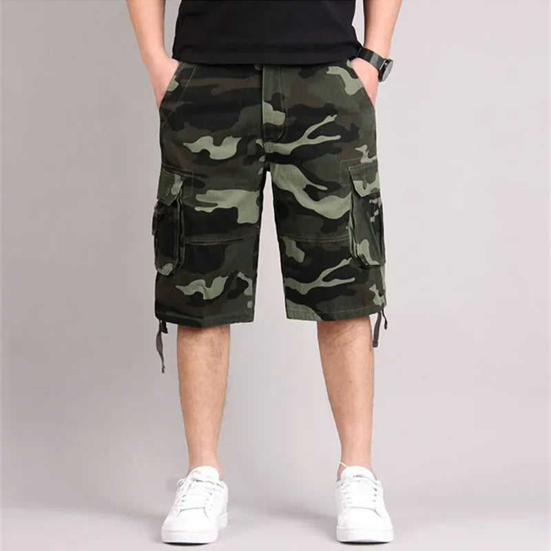 Green camo shorts - Surplus militaire