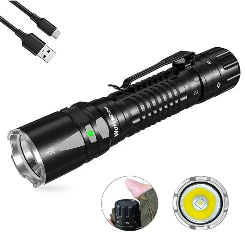 Lampe torche led tactique - Surplus militaire