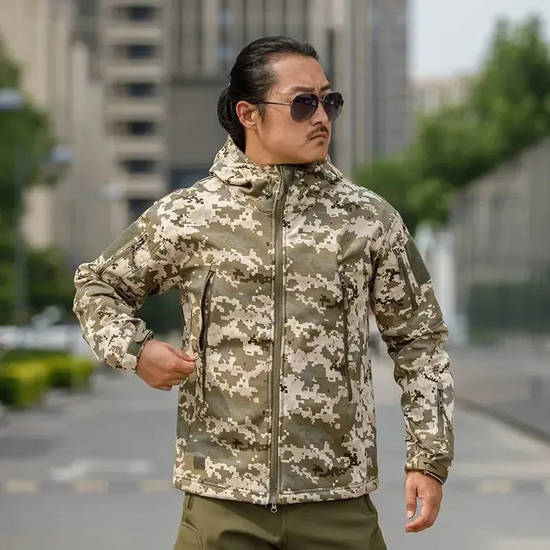Veste softshell camouflage - Surplus militaire