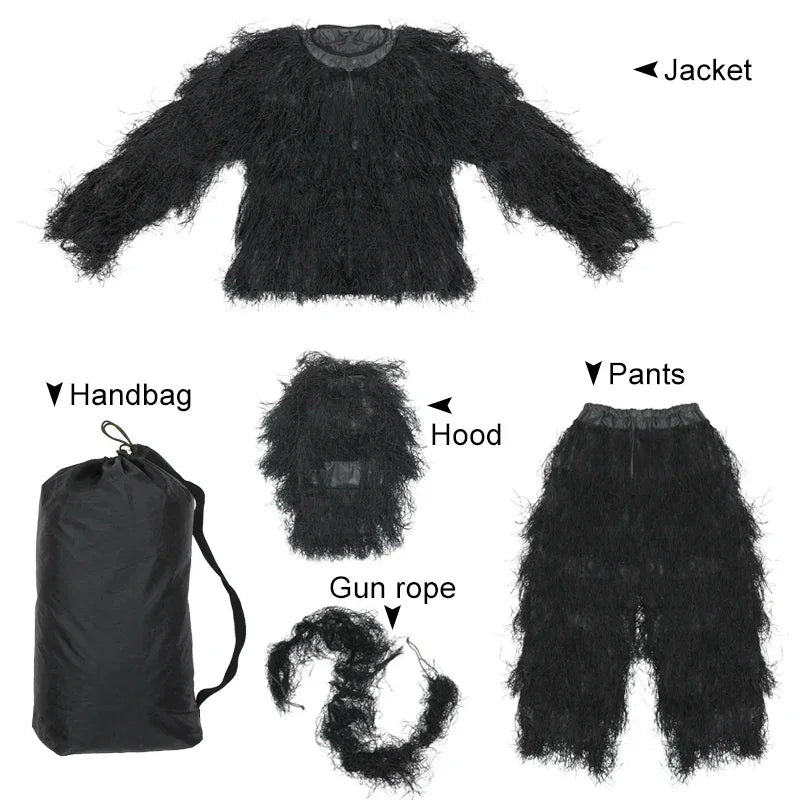 Ghillie suit noir - Surplus militaire