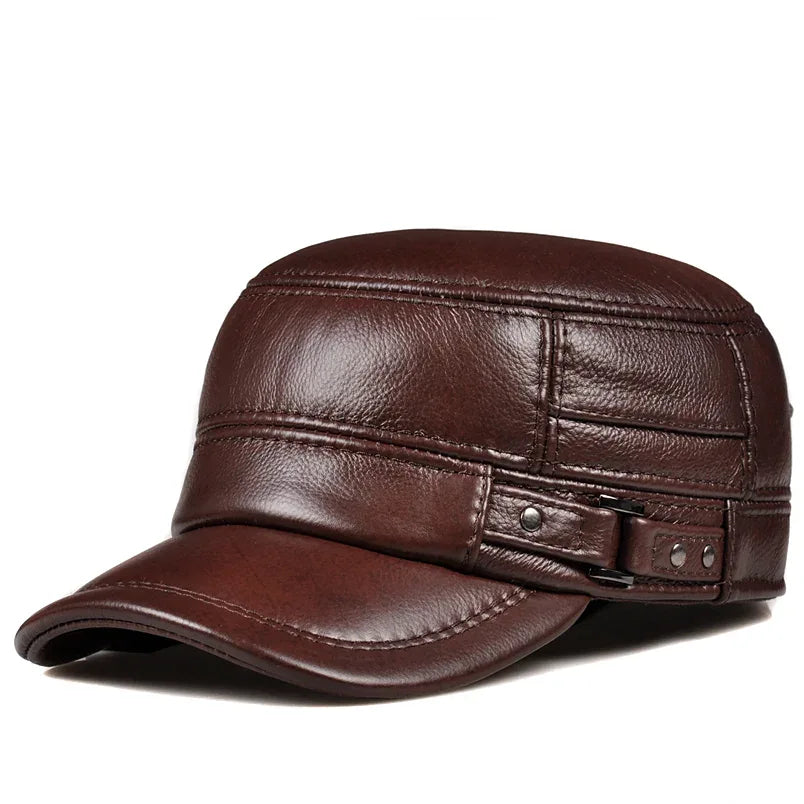 Casquette militaire cuir - Surplus militaire