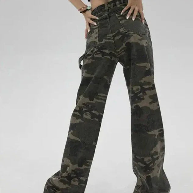 Cargo jeans camouflage - Surplus militaire