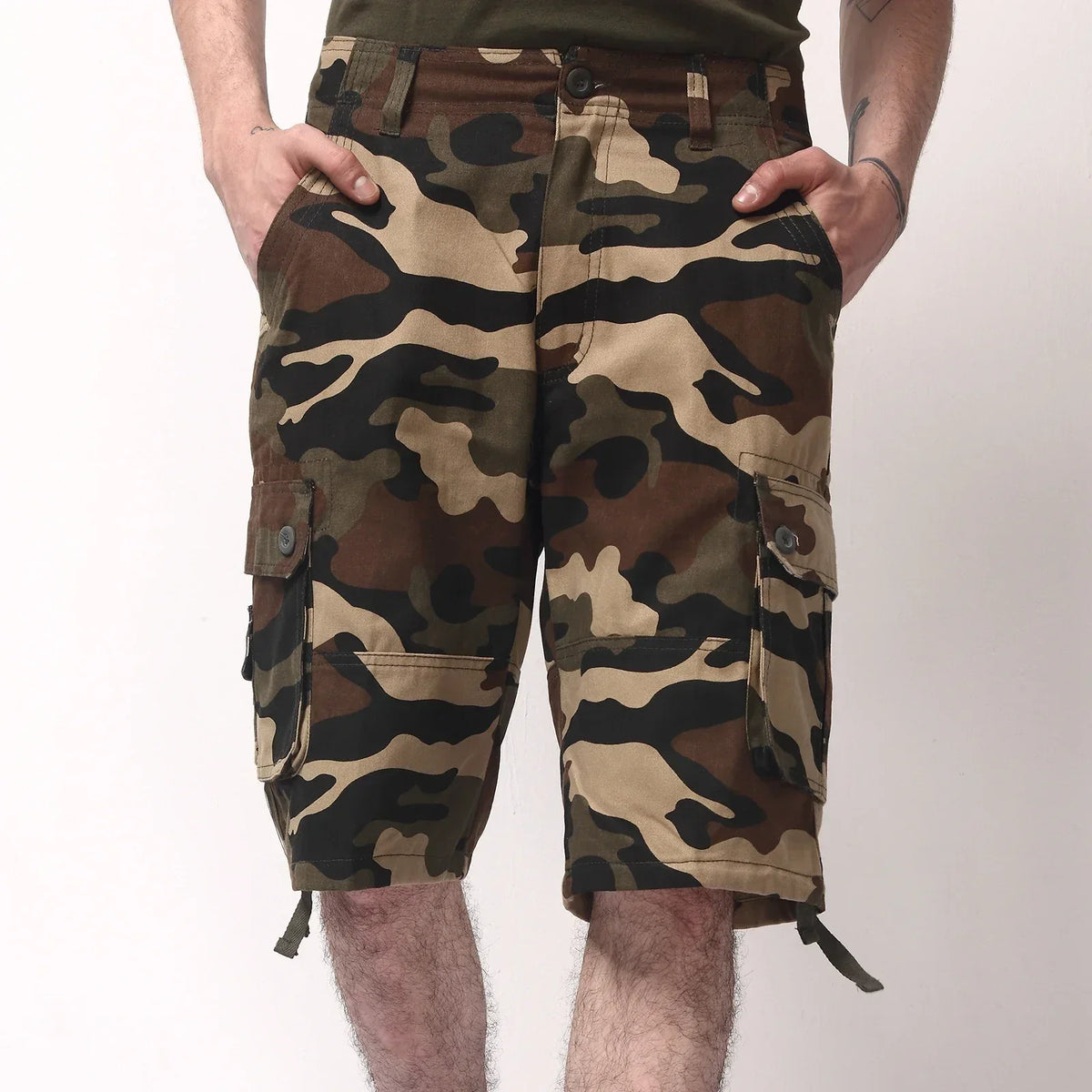 Bermuda cargo camouflage homme - Surplus militaire