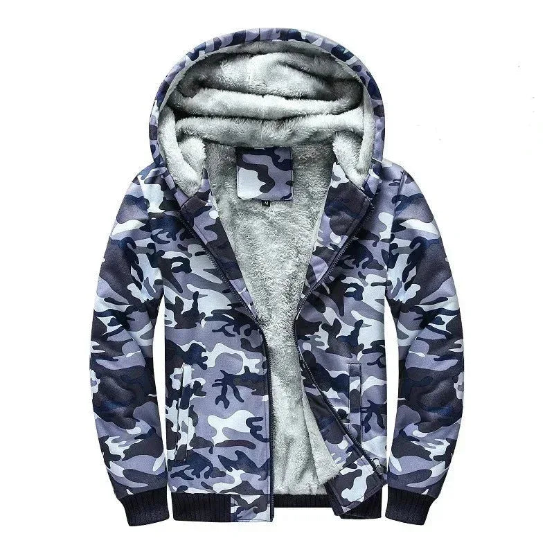 Camo hoodie blue - Surplus militaire