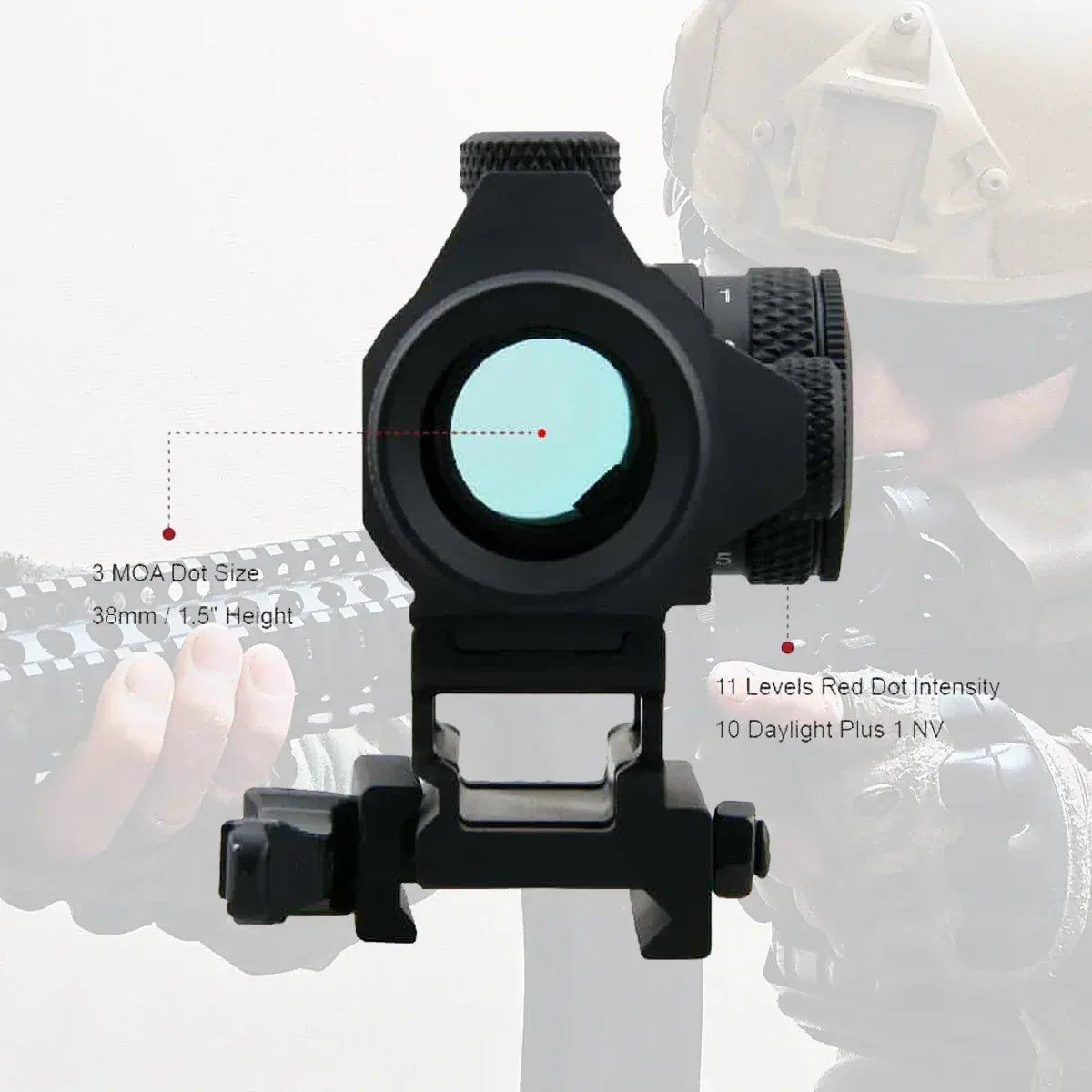 Viseur point rouge tubulaire - Surplus militaire