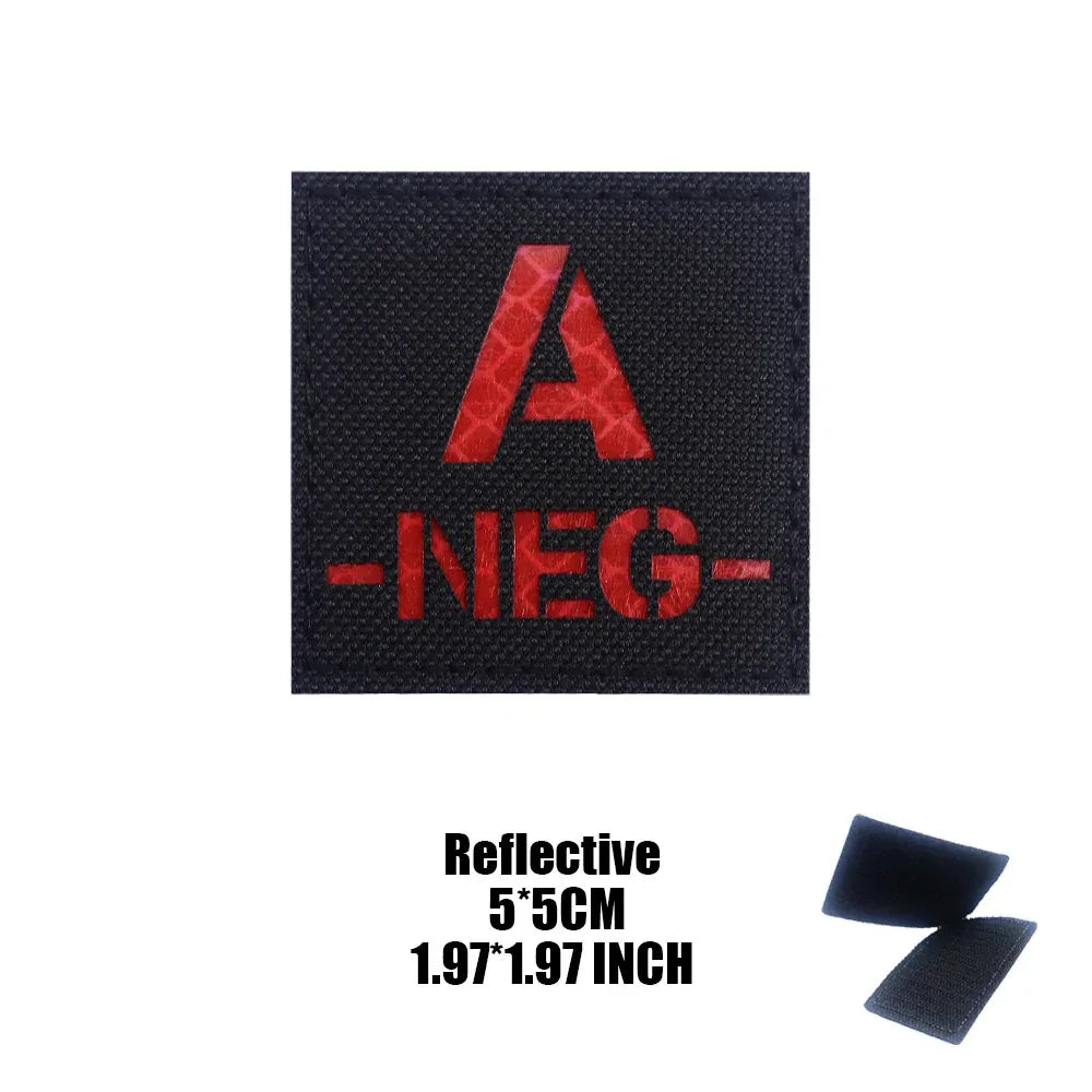Patch groupe sanguin militaire - Surplus militaire