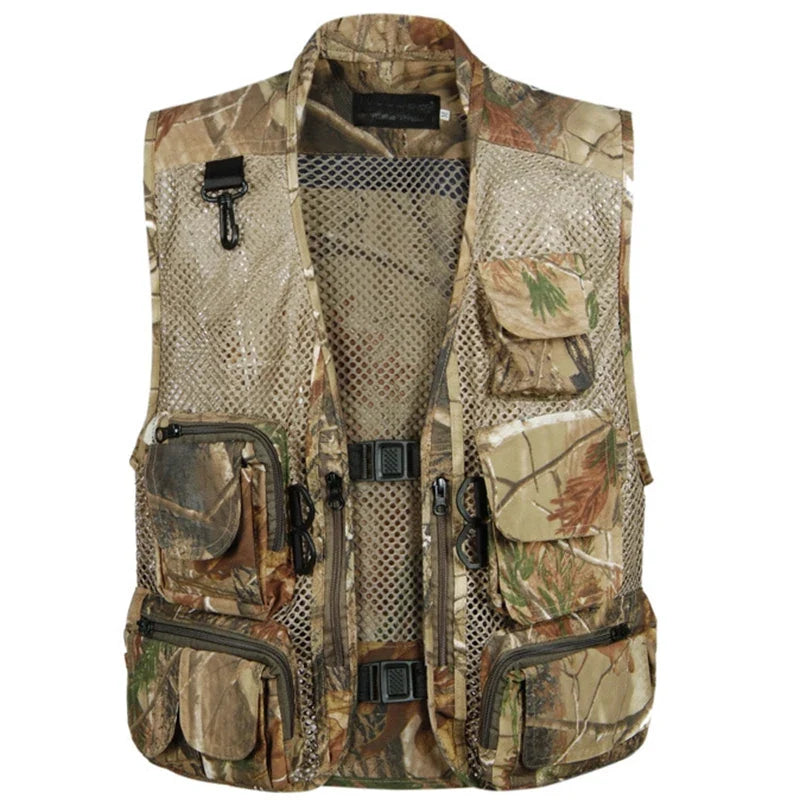 Camo hunting vest