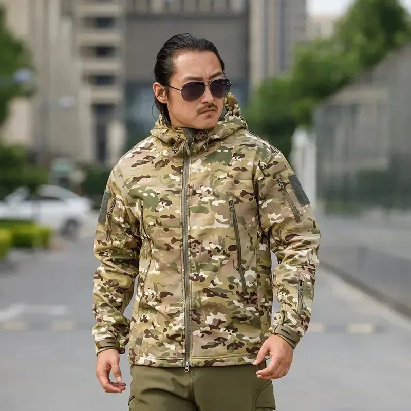 Veste softshell camouflage - Surplus militaire