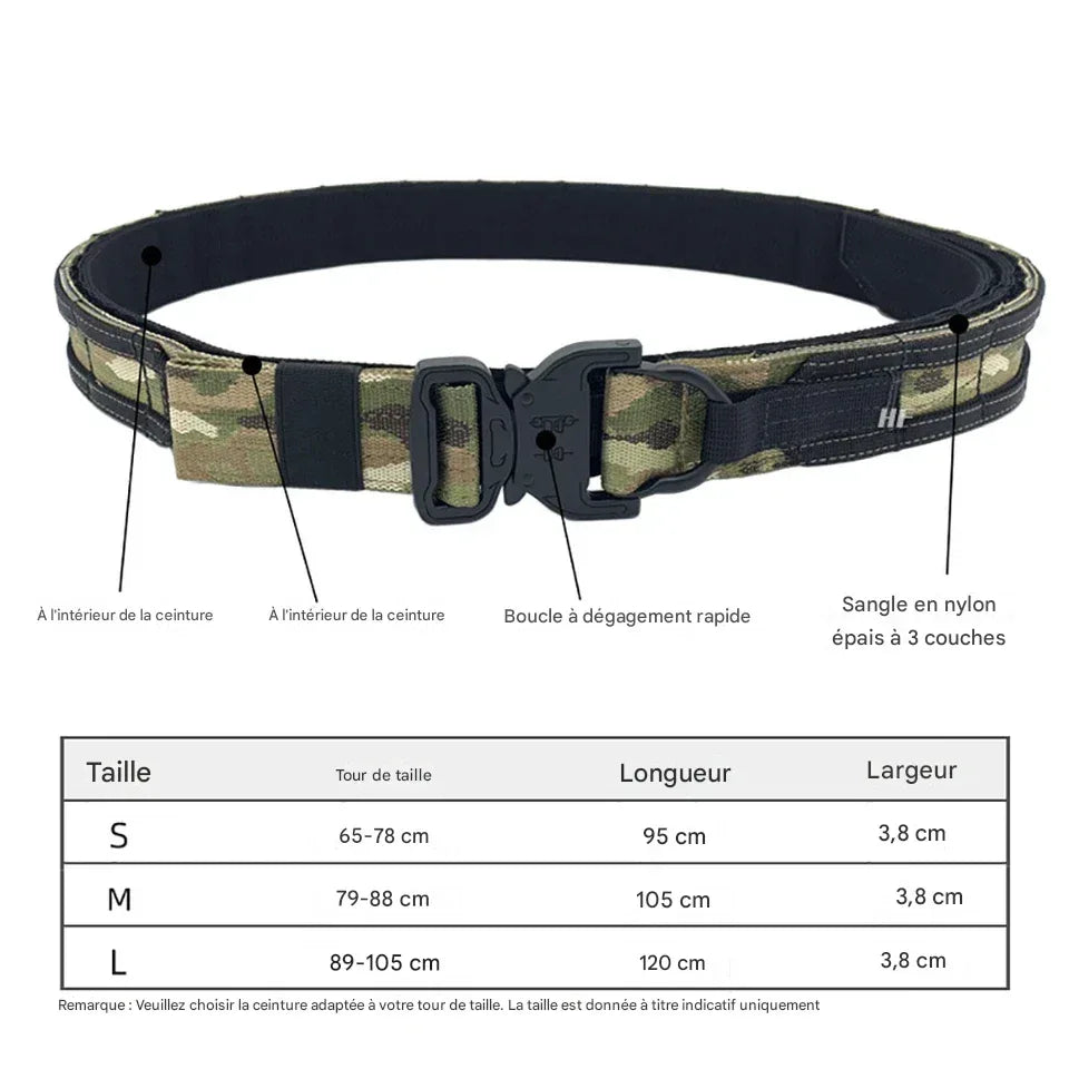 Ceinture camouflage - Surplus militaire