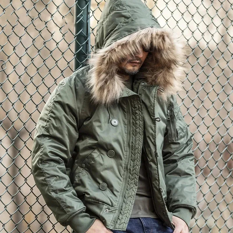 Veste fourrure militaire - Surplus militaire