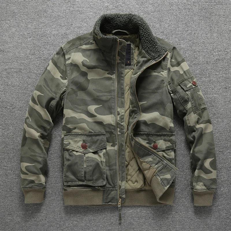 Veste en jean camouflage - Surplus militaire