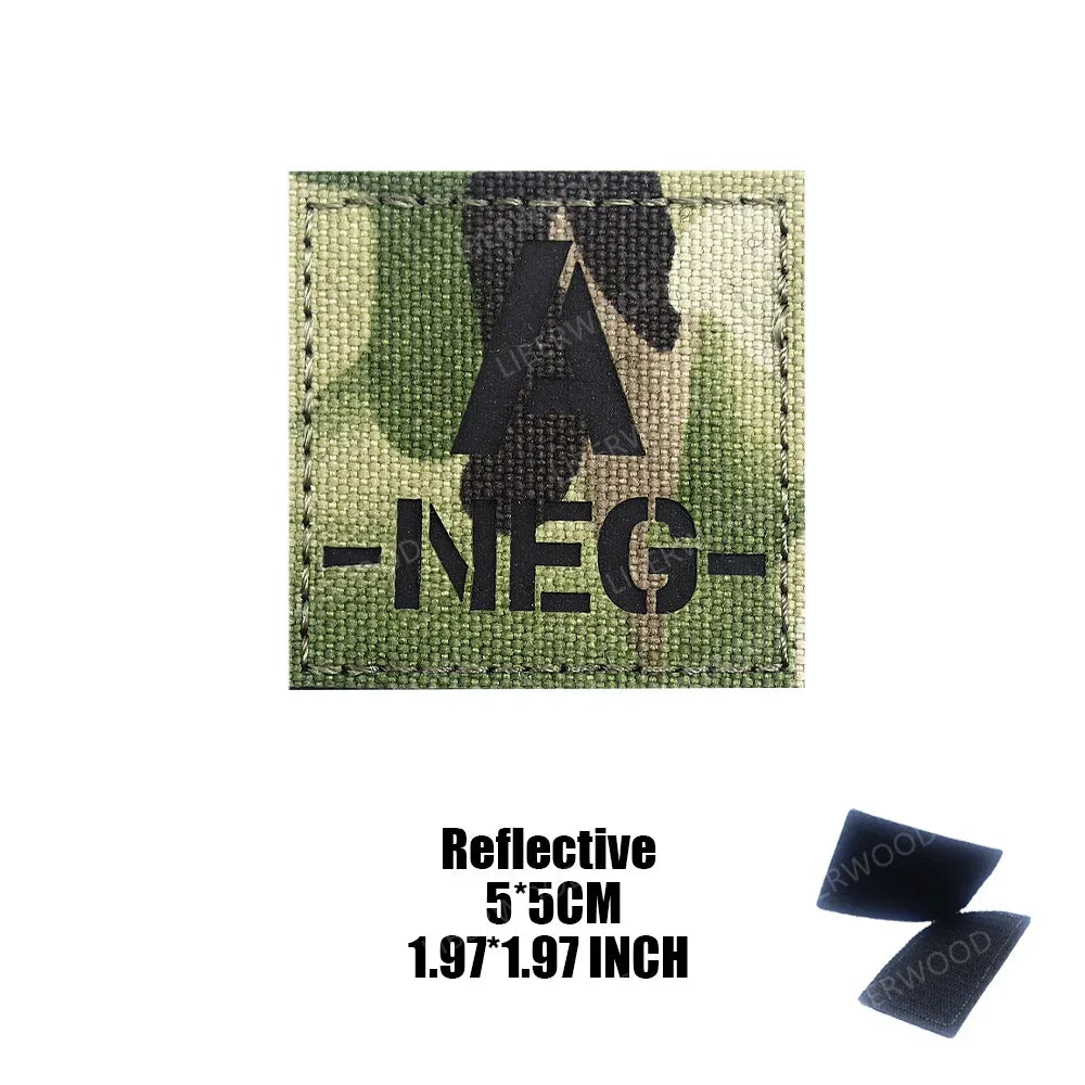 Patch groupe sanguin militaire - Surplus militaire