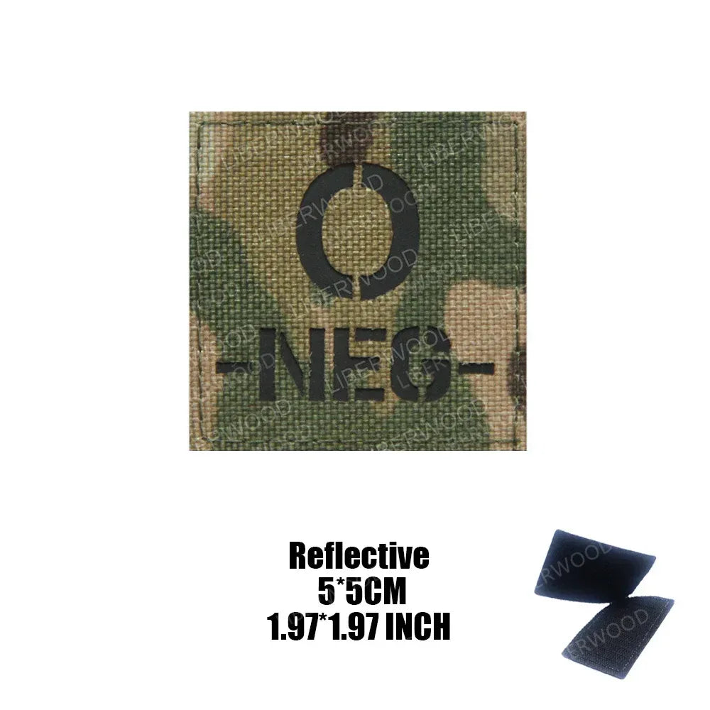 Patch groupe sanguin militaire - Surplus militaire