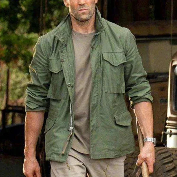 Veste militaire avec ecusson homme - Surplus militaire