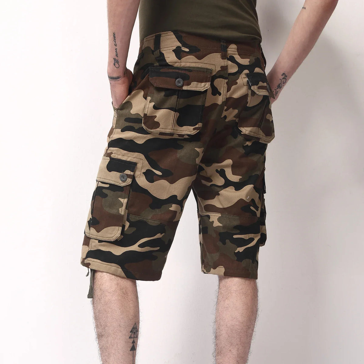 Bermuda cargo camouflage homme - Surplus militaire