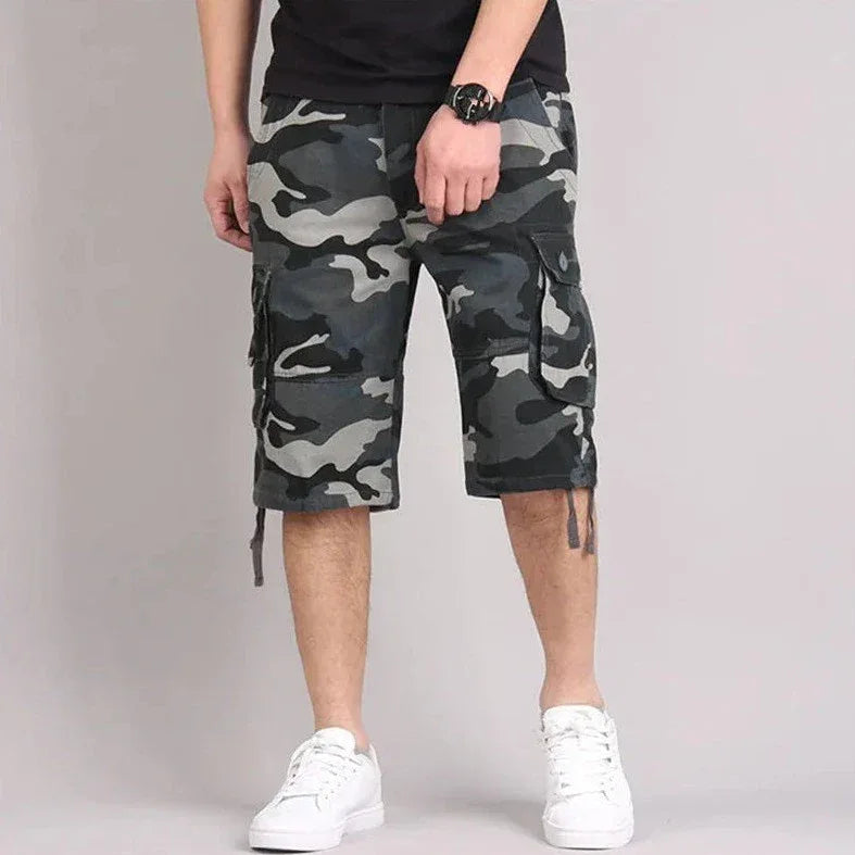 Bermuda camouflage bleu - Surplus militaire