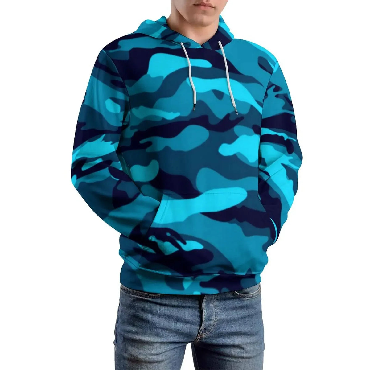 Pull camouflage bleu - Surplus militaire