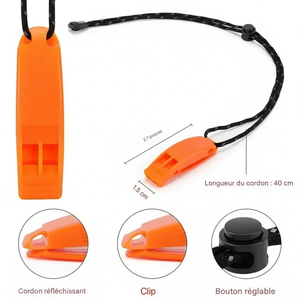 Sifflet de survie - Surplus militaire