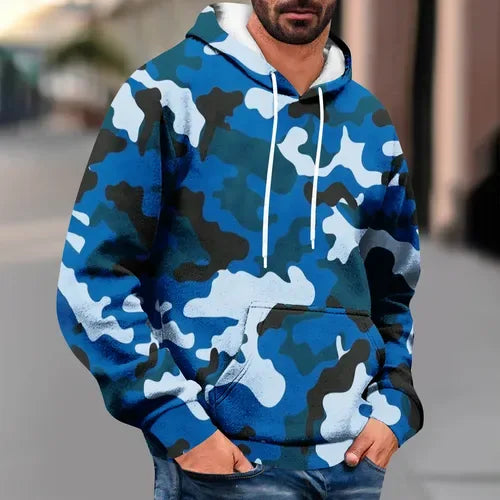 Sweat camouflage bleu - Surplus militaire