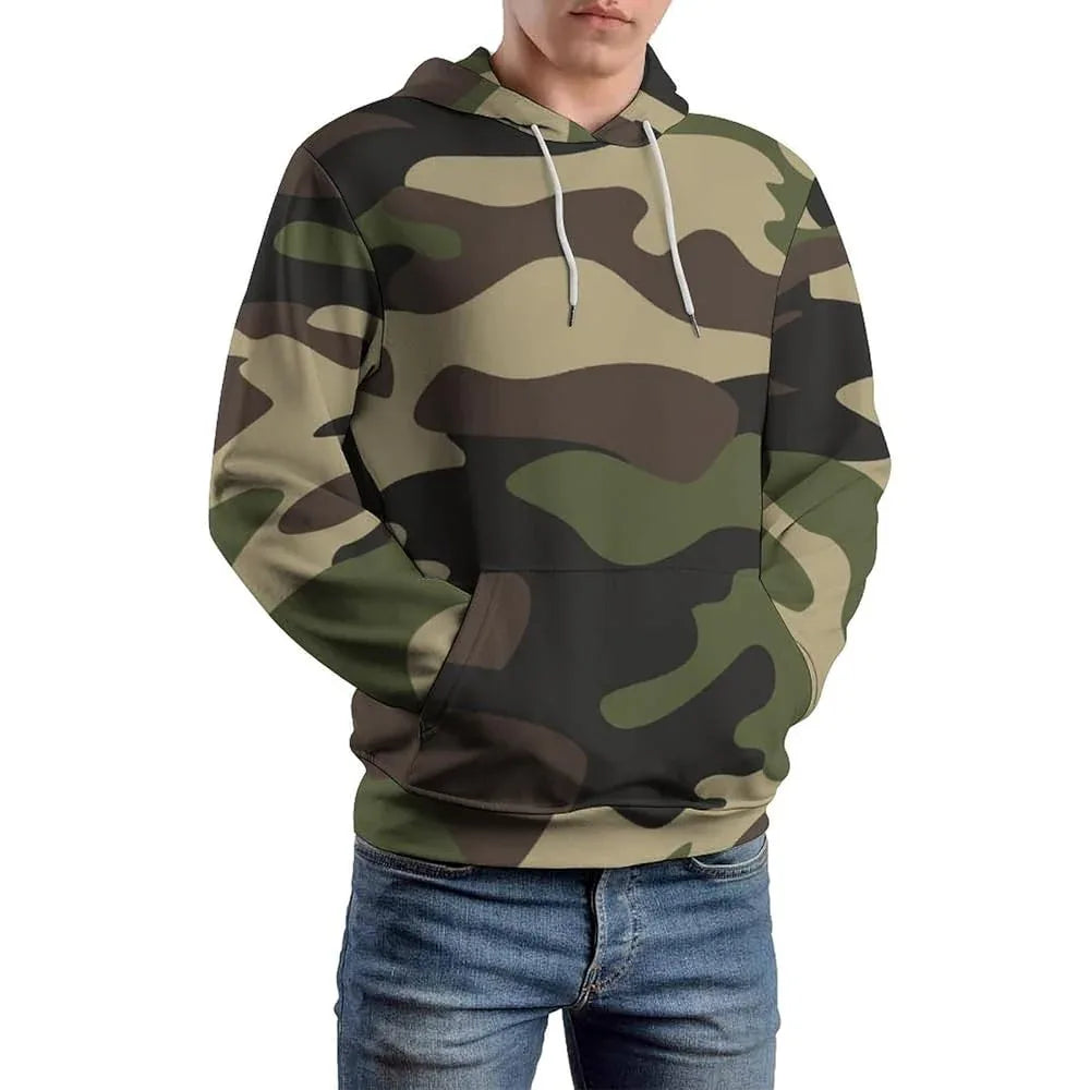 Woodland camo hoodie - Surplus militaire