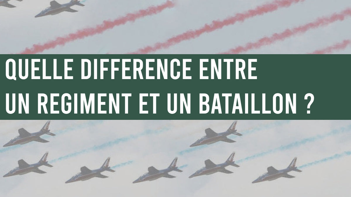 Quelle différence entre un régiment et un bataillon ? - Surplus militaire