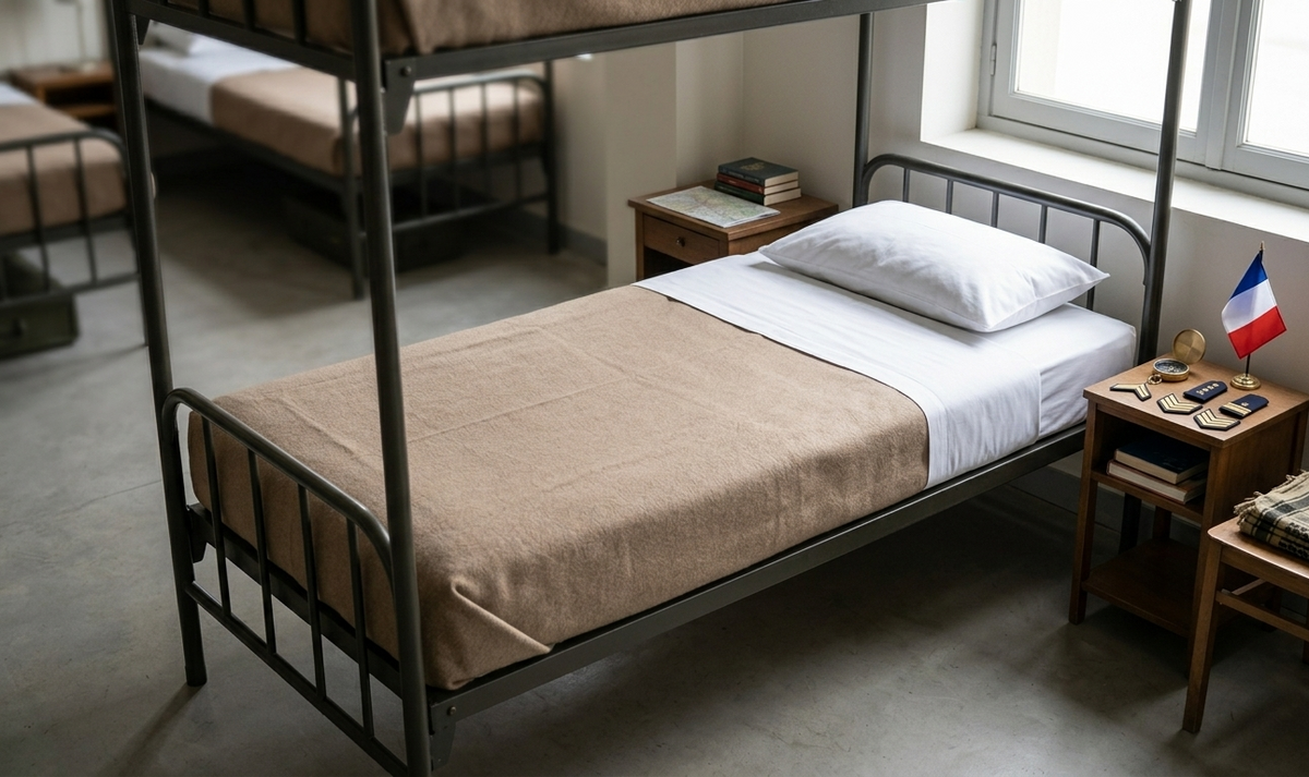 comment faire son lit au carré militaire technique pas à pas