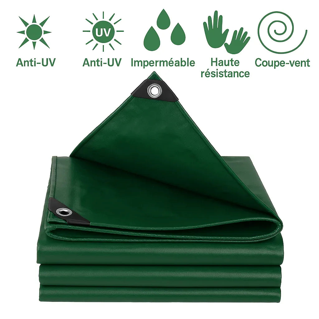 Bâche armée verte - Surplus militaire