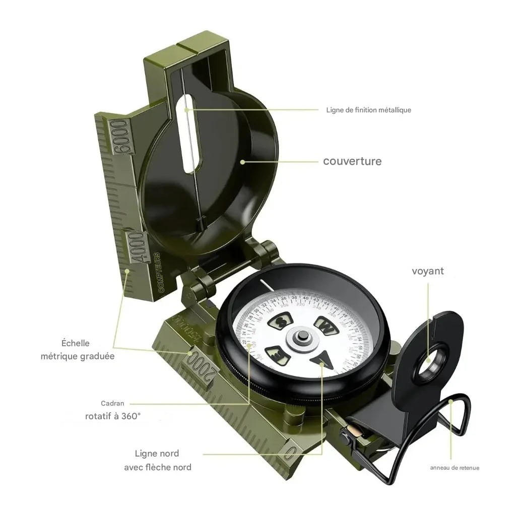 Boussole de survie - Surplus militaire