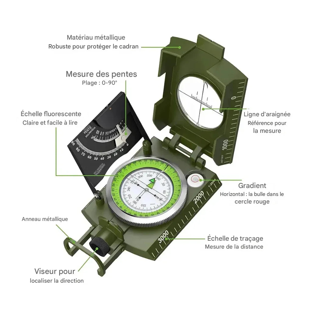 Boussole militaire française - Surplus militaire