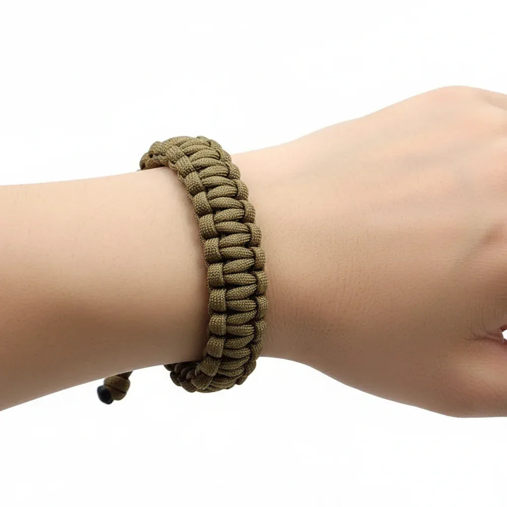 Bracelet paracorde marron - Surplus militaire